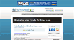 Desktop Screenshot of dailycheapreads.com